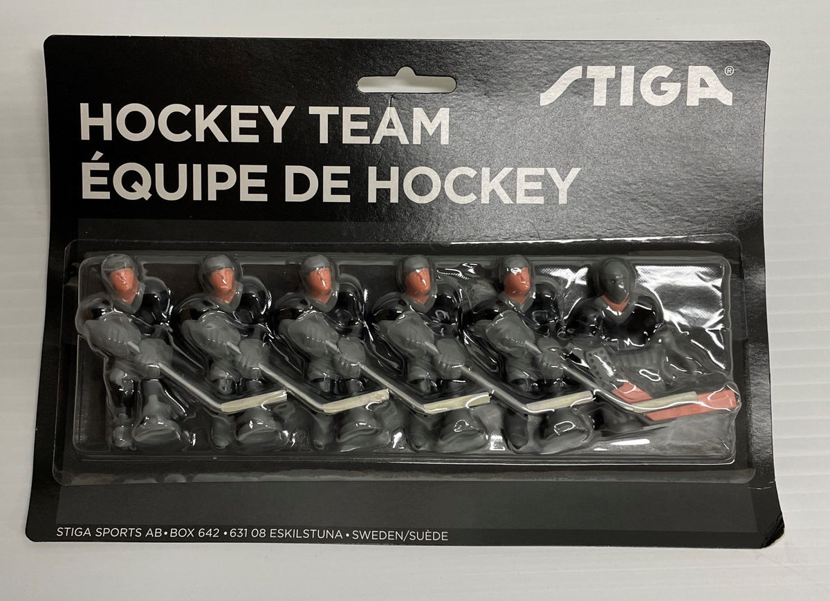 Black and grey team set for STIGA Play Off 21: players in the STIGA box