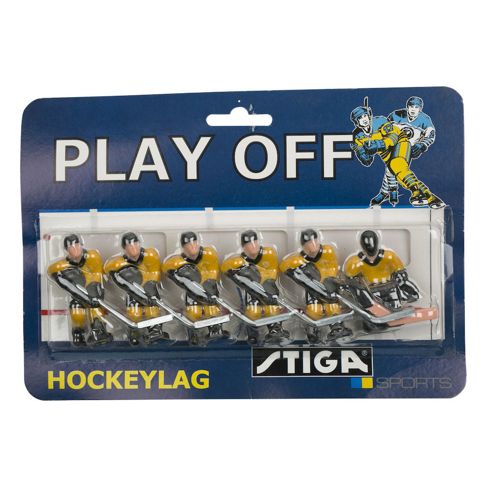 Yellow and black team set for STIGA Play Off 21: players in the STIGA box