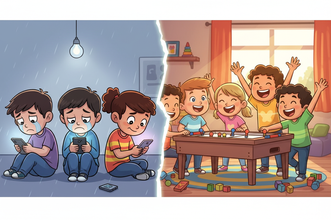 Screen-Free Wins: How Table Hockey Boosts Kids' Social and Developmental Skills