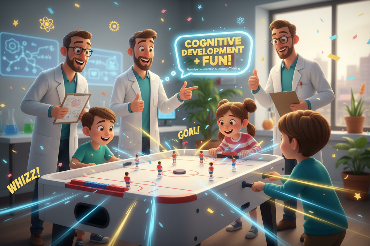 Why Table Hockey is a Game-Changer for Your Kid's Brain and Skills
