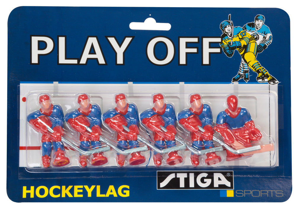 USA team set for STIGA Play Off 21: players in red and blue in the STIGA box