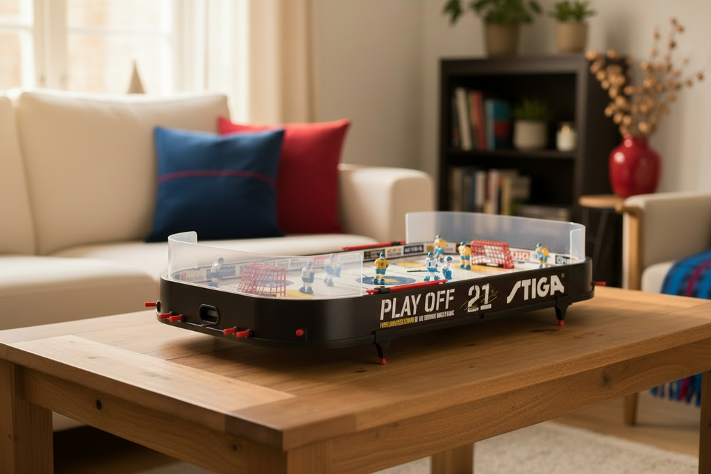 STIGA table hockey with enhanced color-coordinated interior