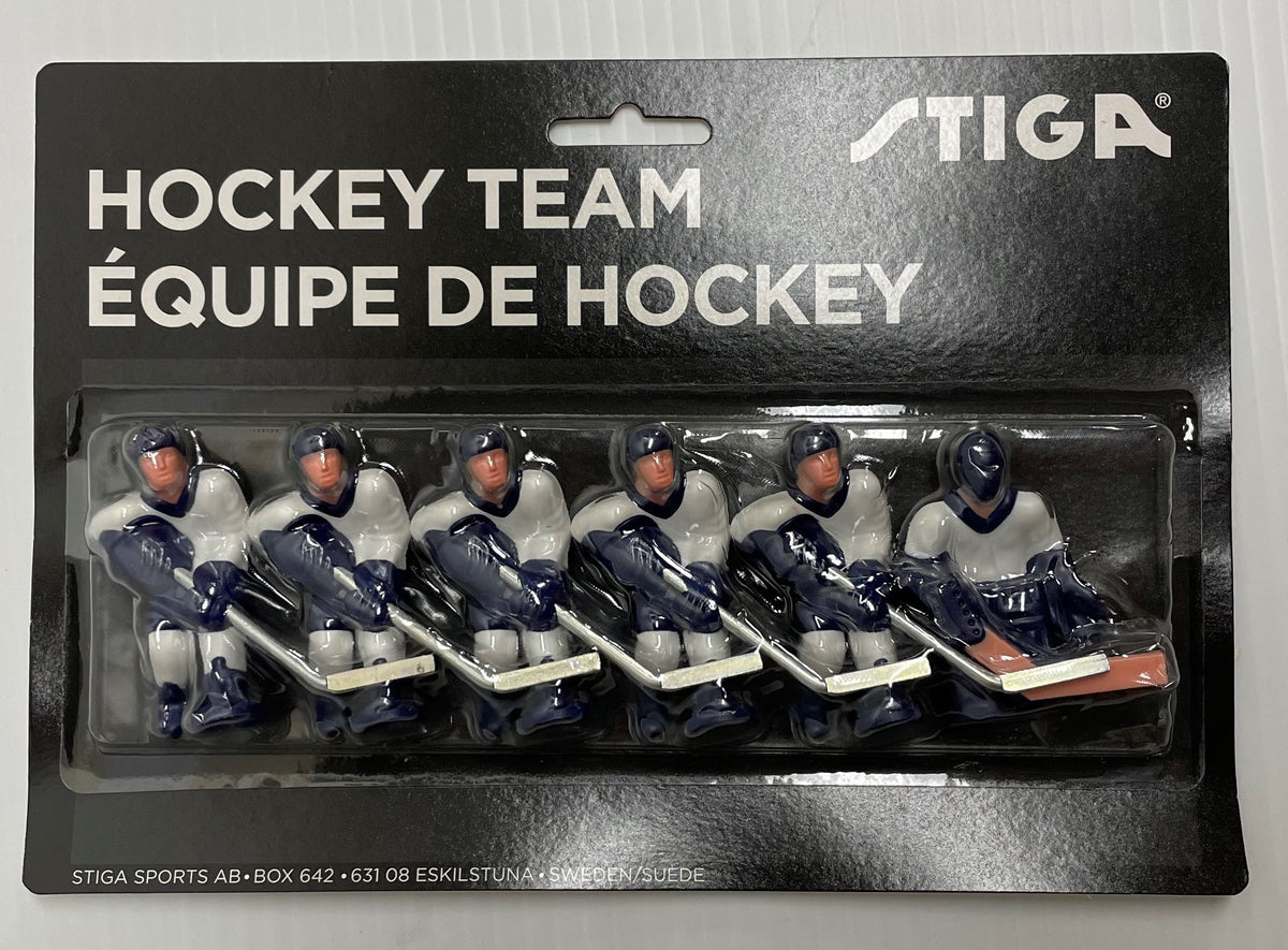 White and dark blue team set for STIGA Play Off 21: players in the STIGA box